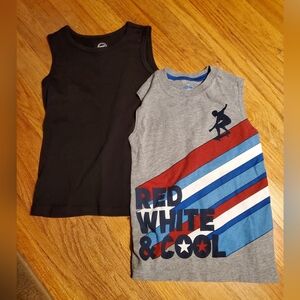 Boys Tank Tops Lot Of 2 Size Small 6/7 Preowned